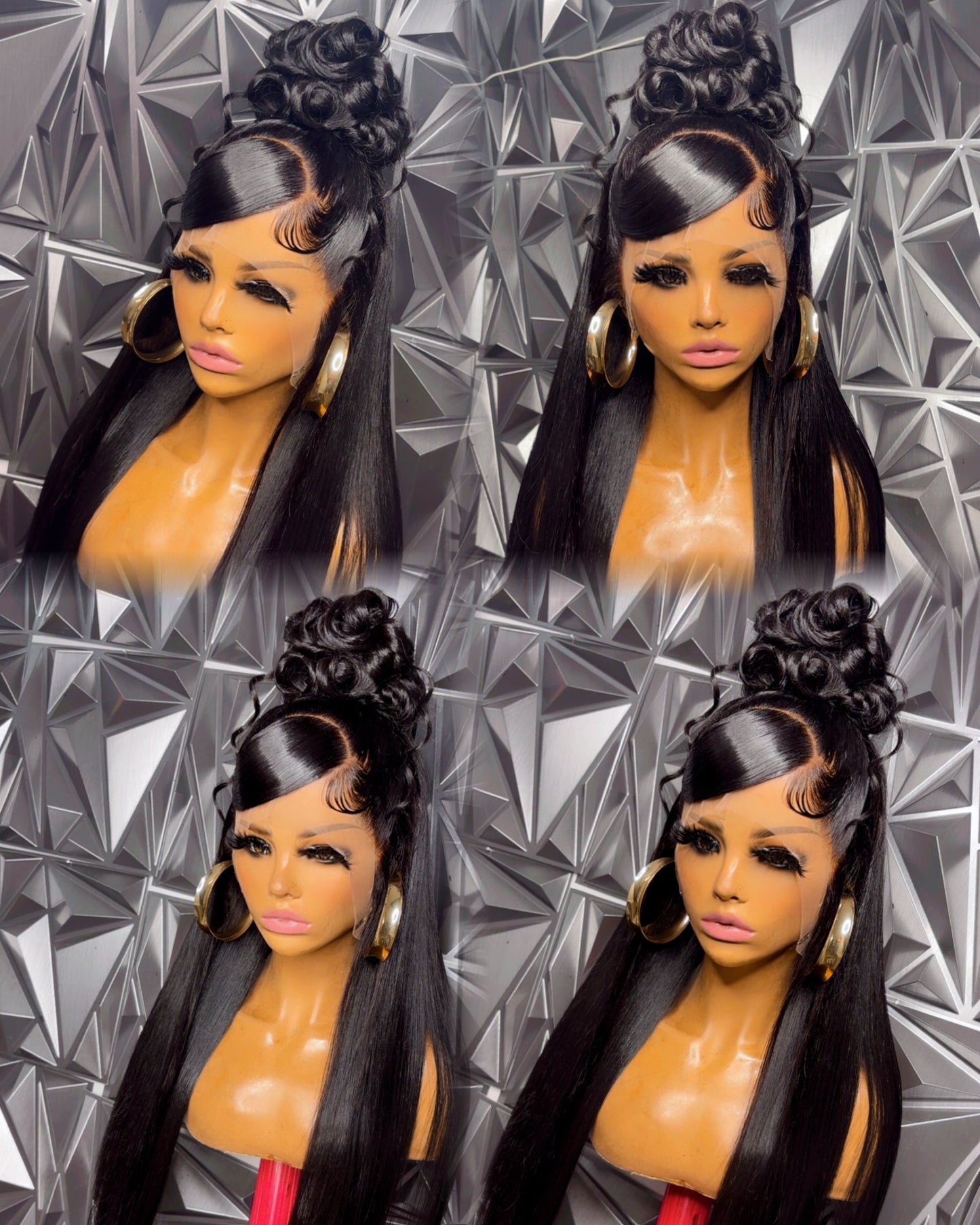 90s updo wig