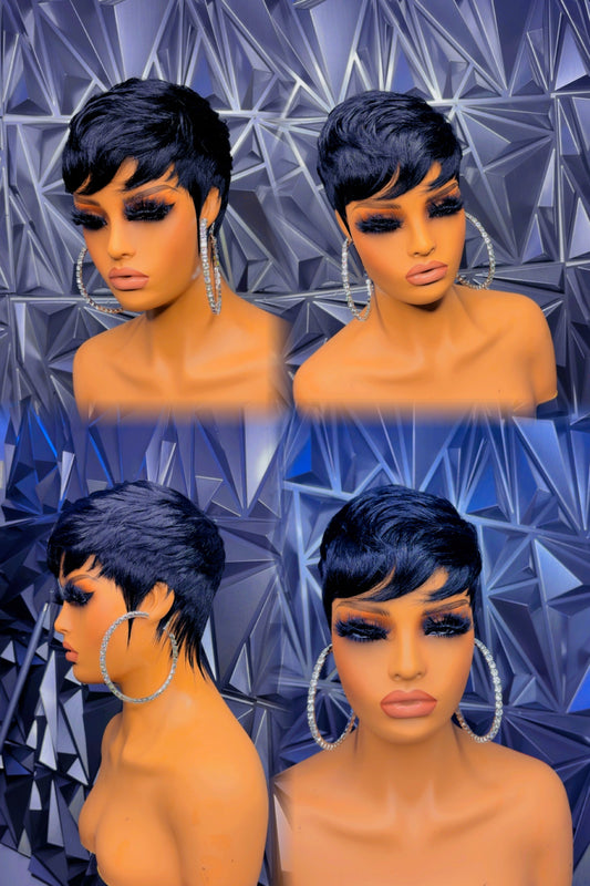 Pixie cut wig