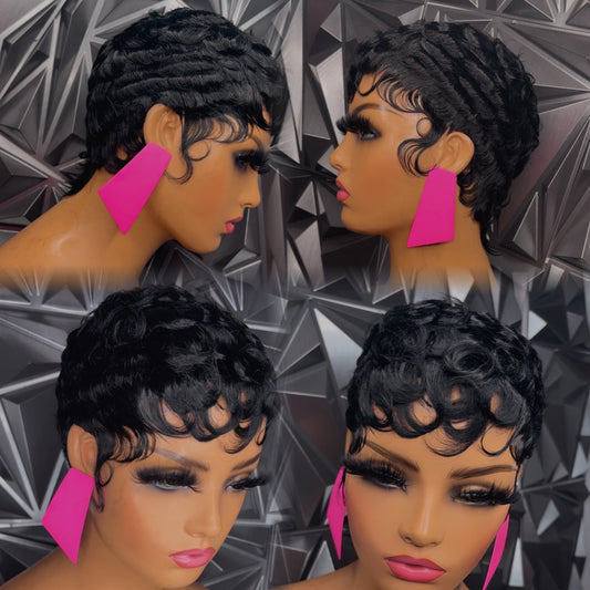 Pincurl Mohawk pixie