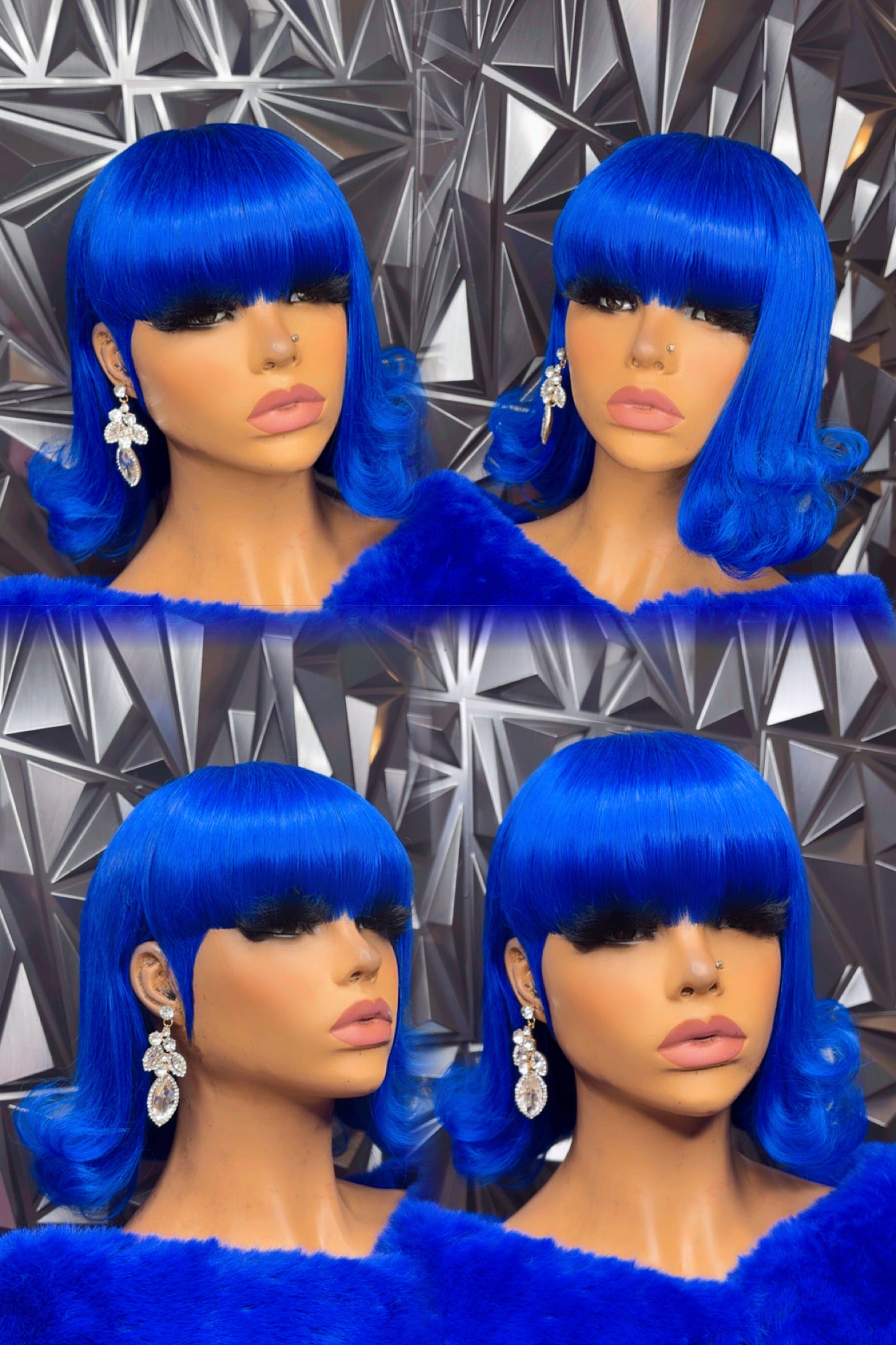 90s inspired bob flip wig