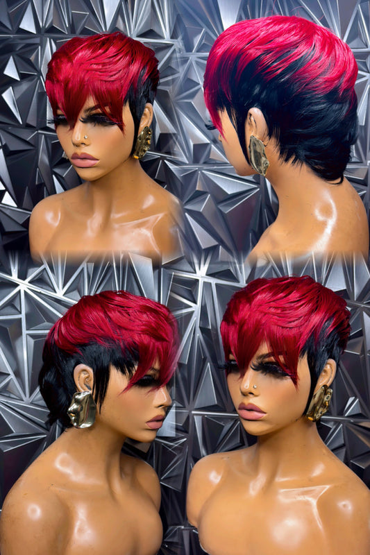 Mohawk pixie cut