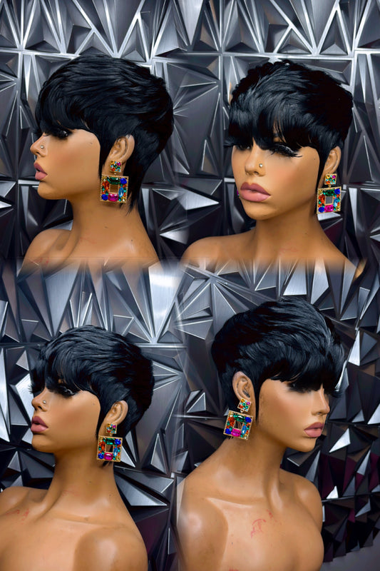 Bowl cut pixie
