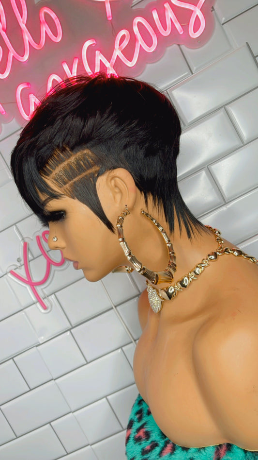 Closure Pixie Cut Wig