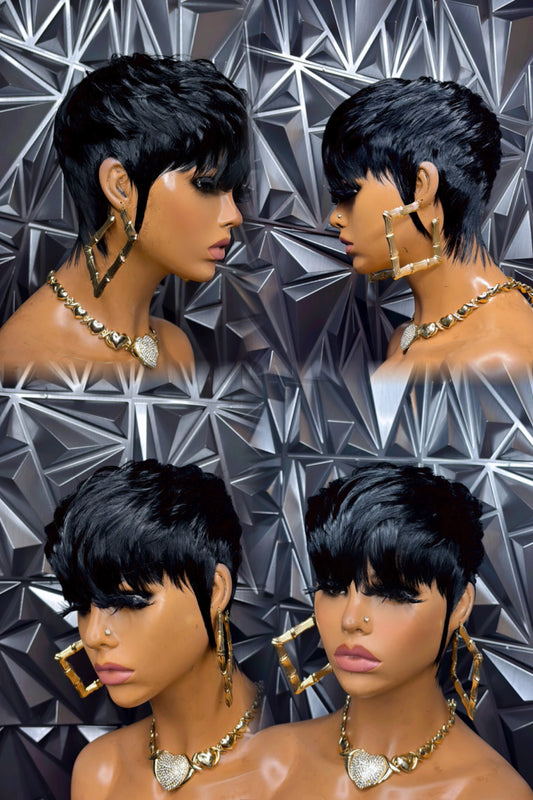 Featured pixie cut wig